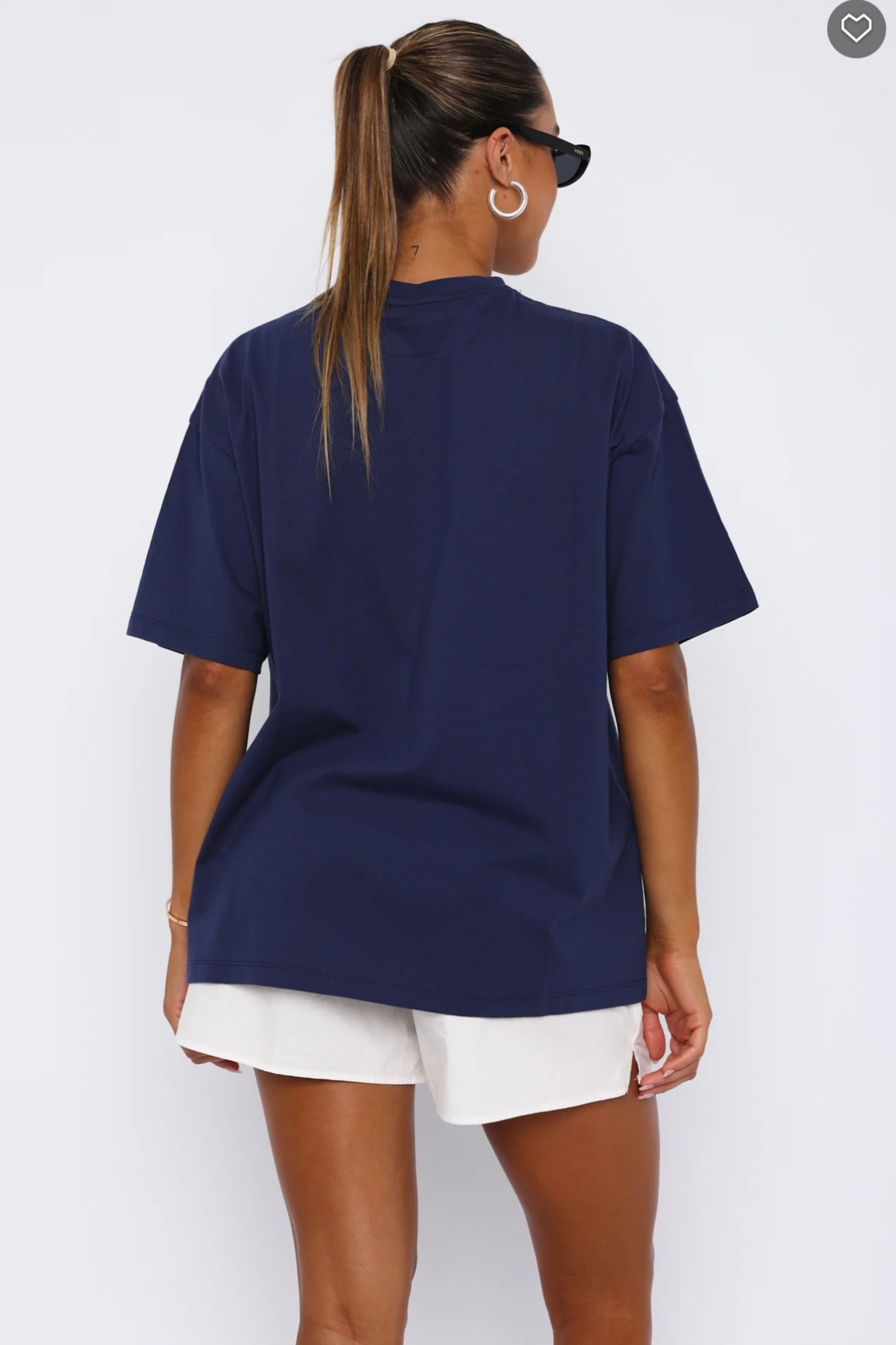 Cashless Oversize Printed Tee