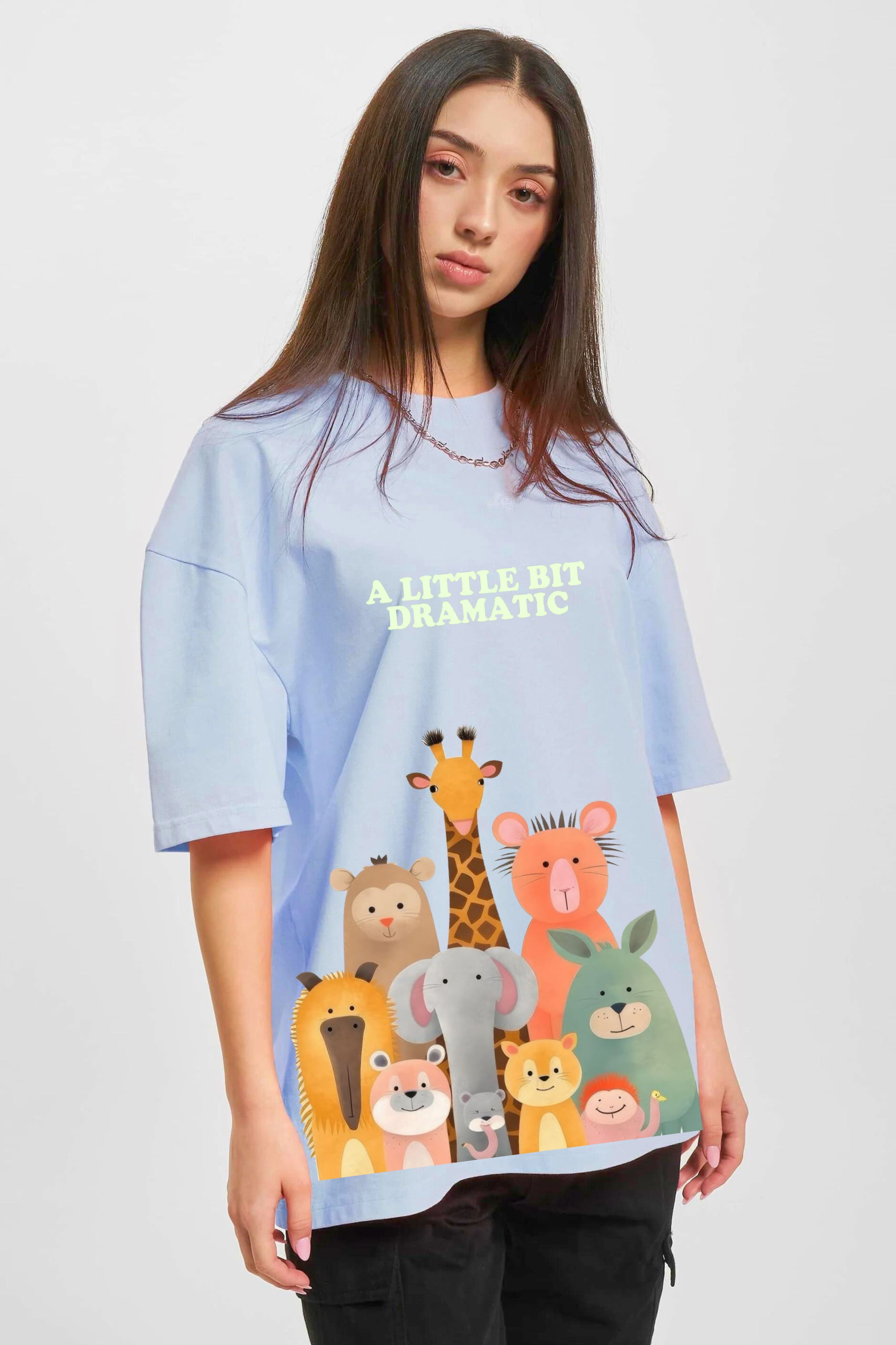 Animal Printed Oversize Tee