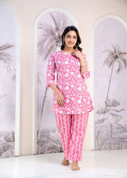 Printed Cord Set for women
