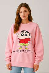 Sin-chan Printed Sweatshirt