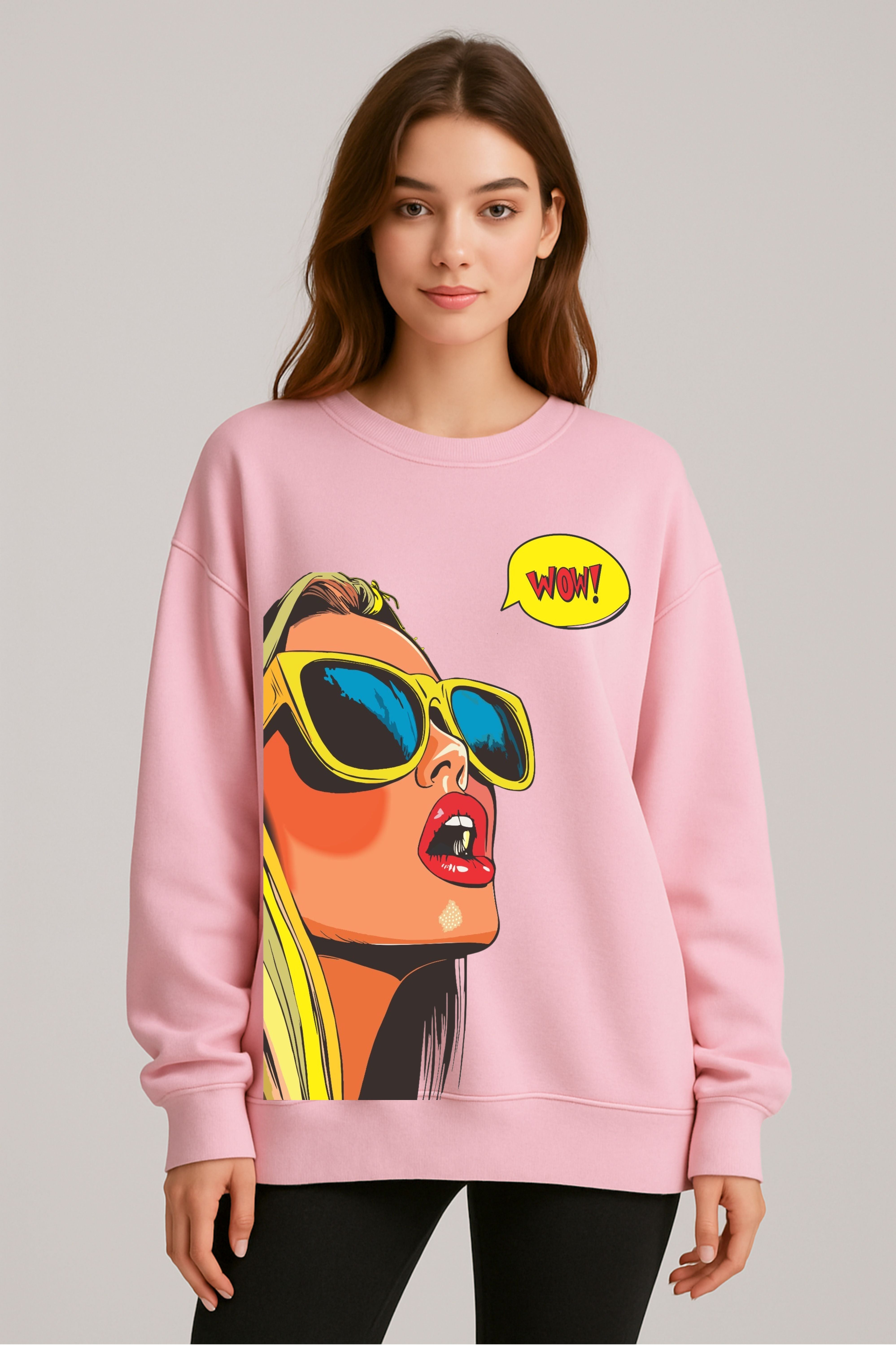 WOW Oversize Sweatshirt women