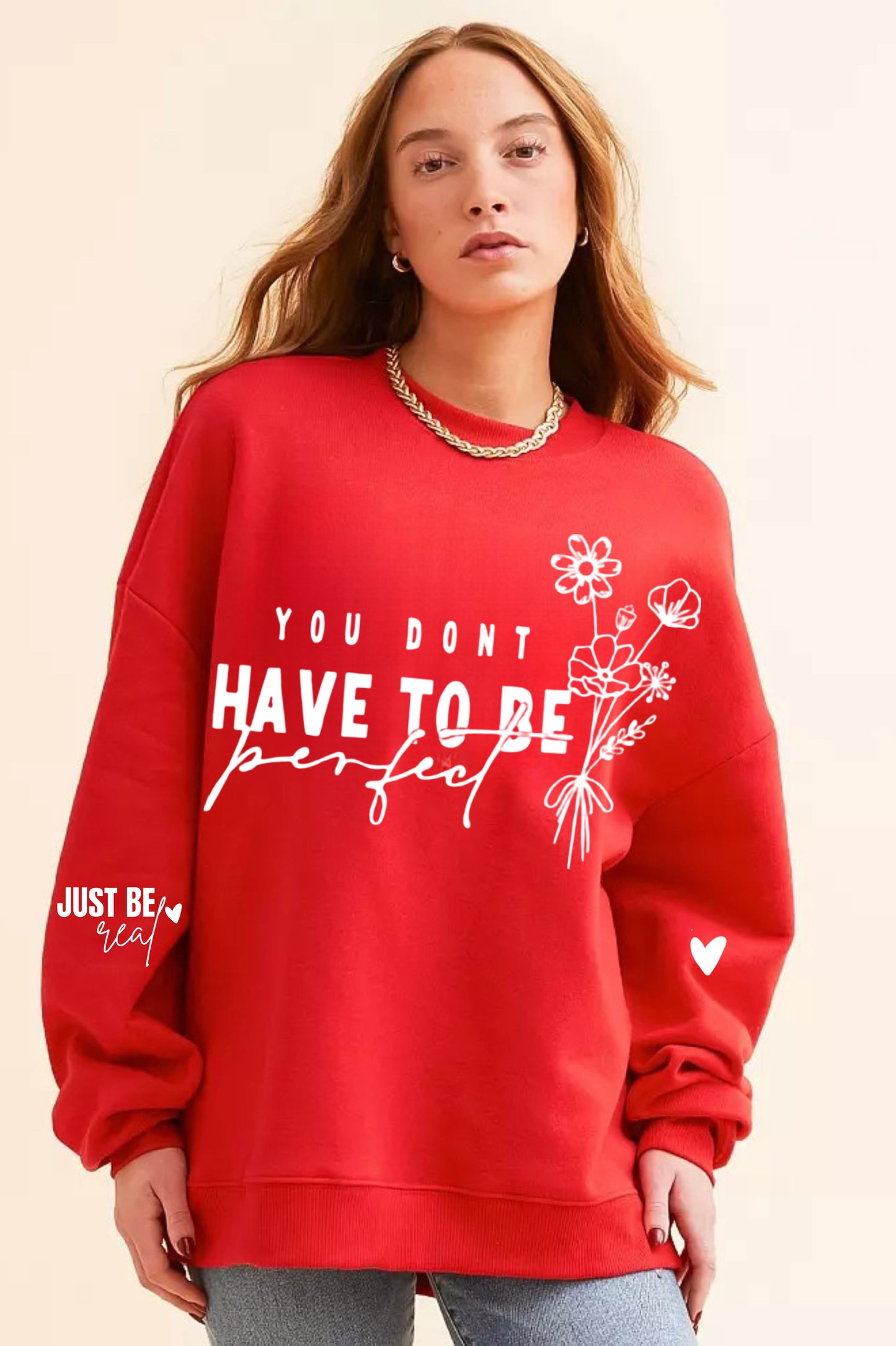 Be Perfect Oversize Sweatshirt