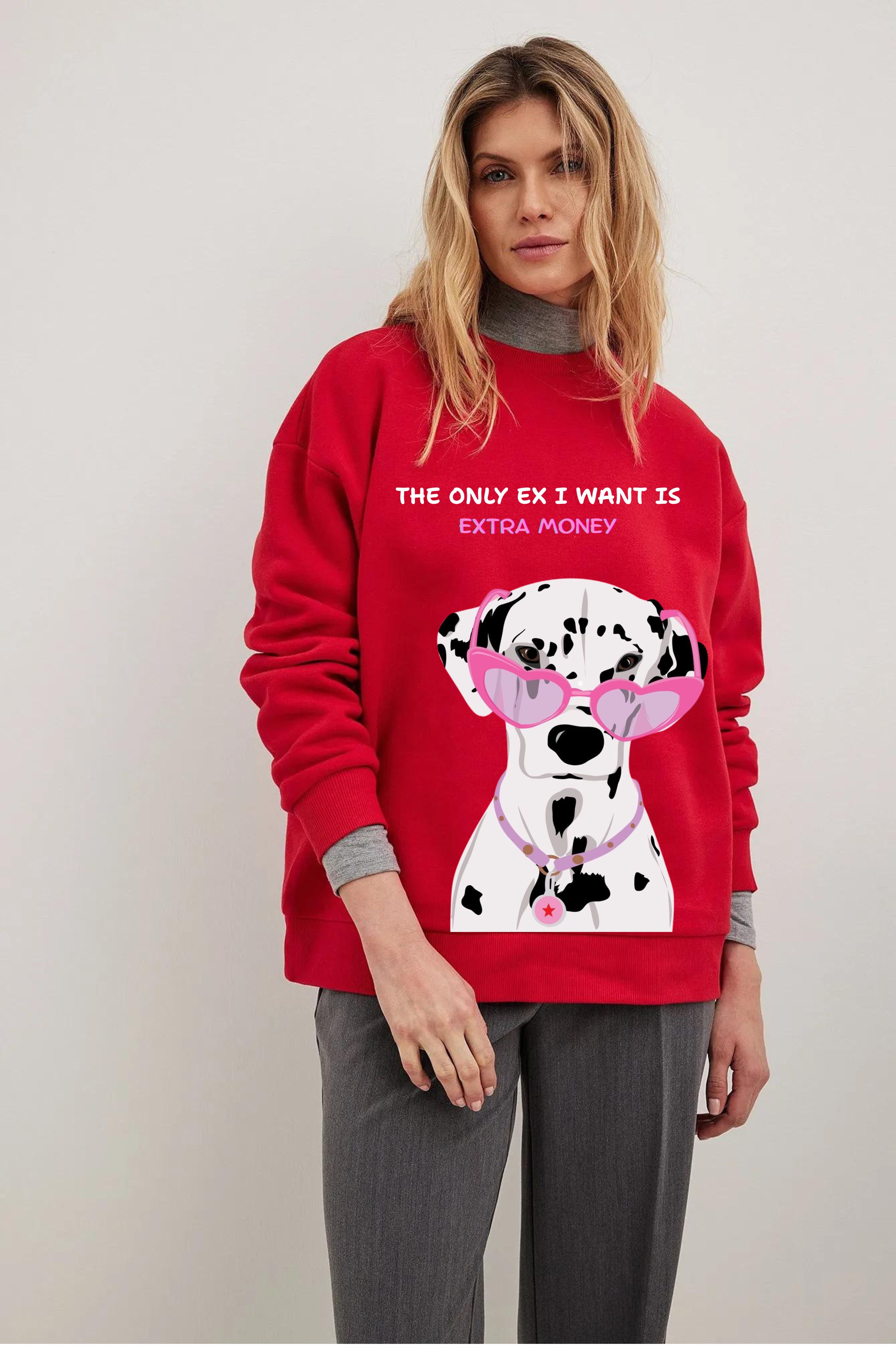 Extra Money Printed Sweatshirt