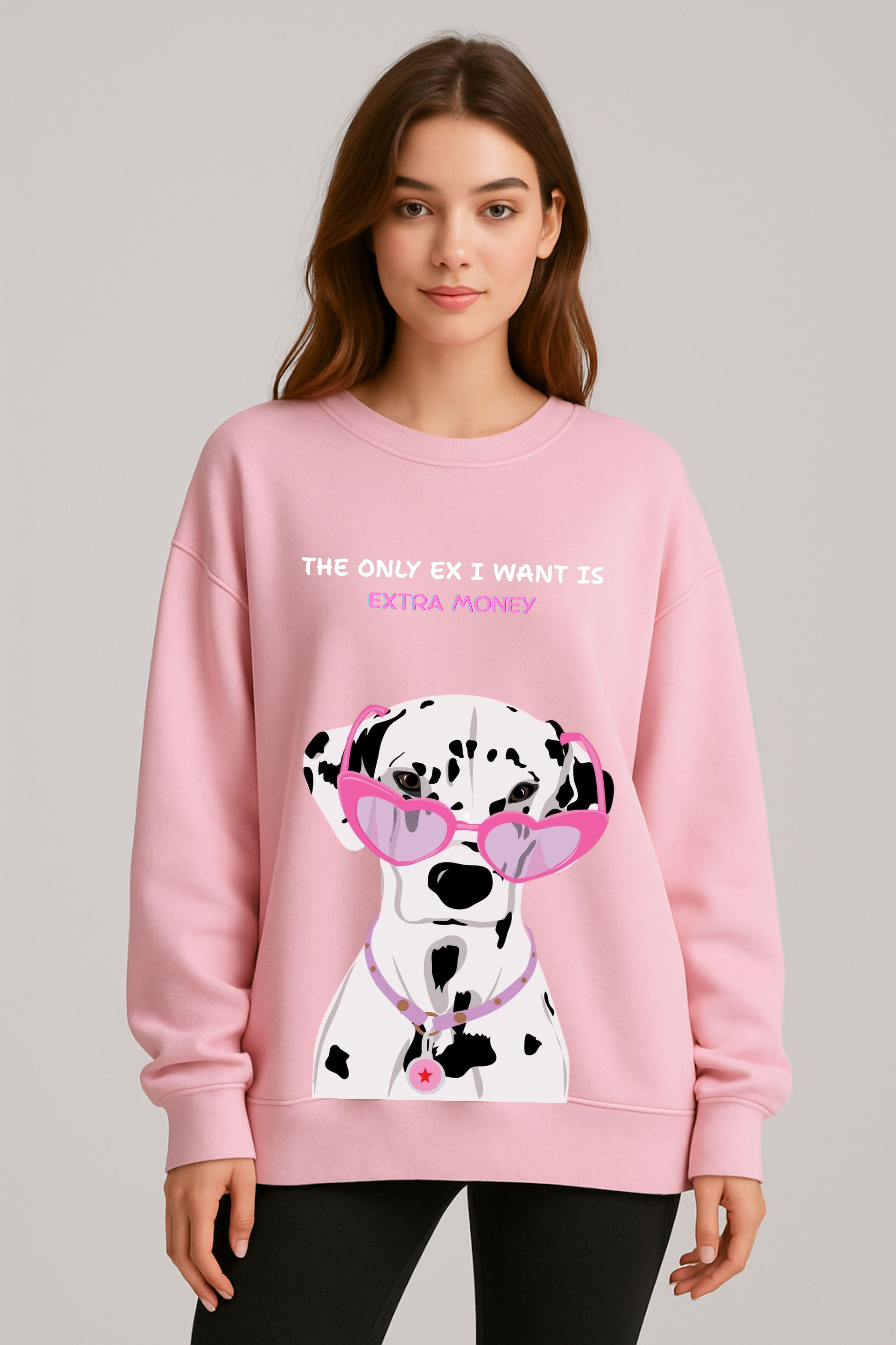 Extra Money Printed Sweatshirt