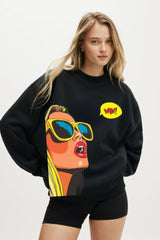 WOW Oversize Sweatshirt women