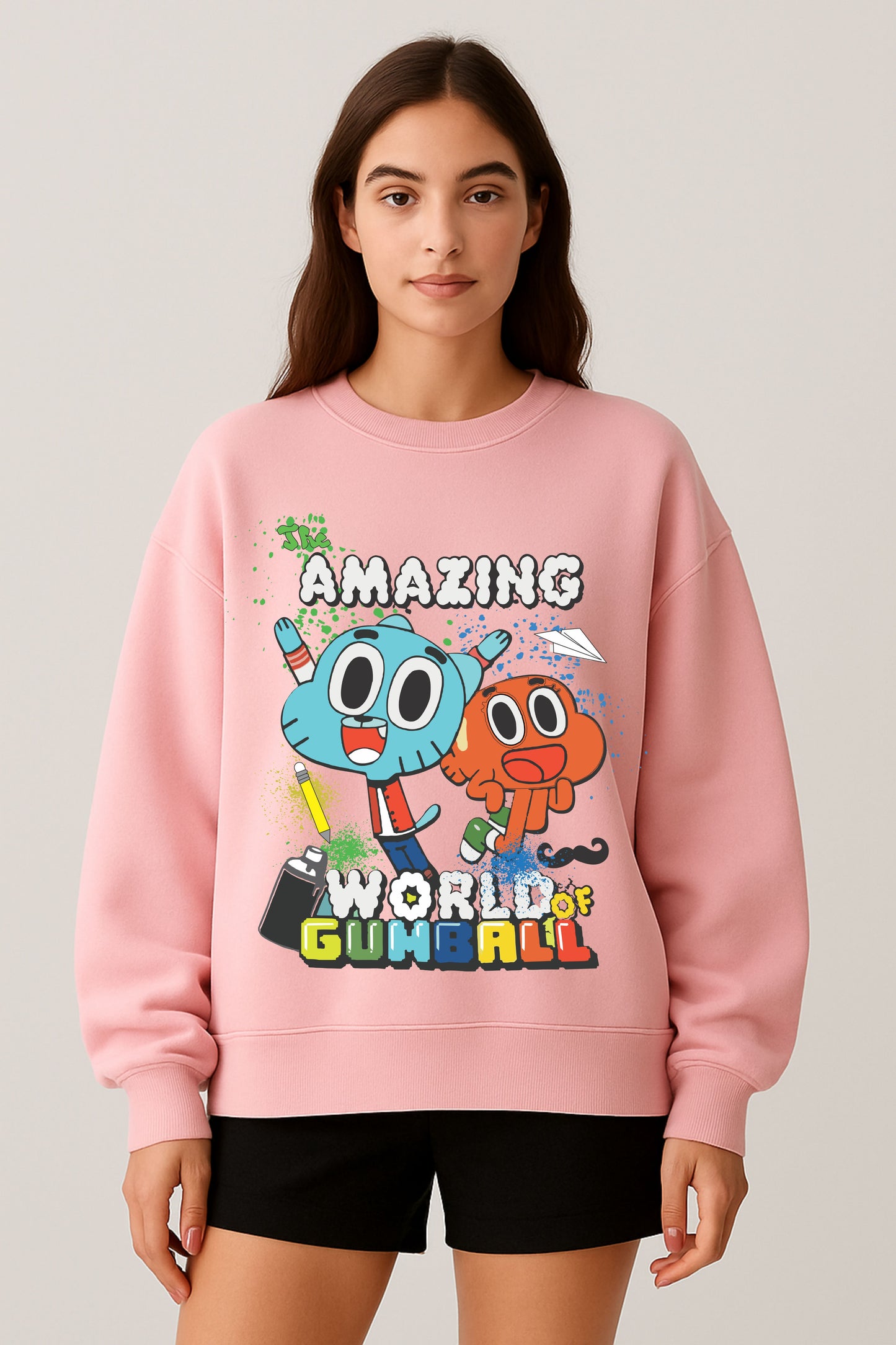 Gumball Printed Oversize Sweatshirt