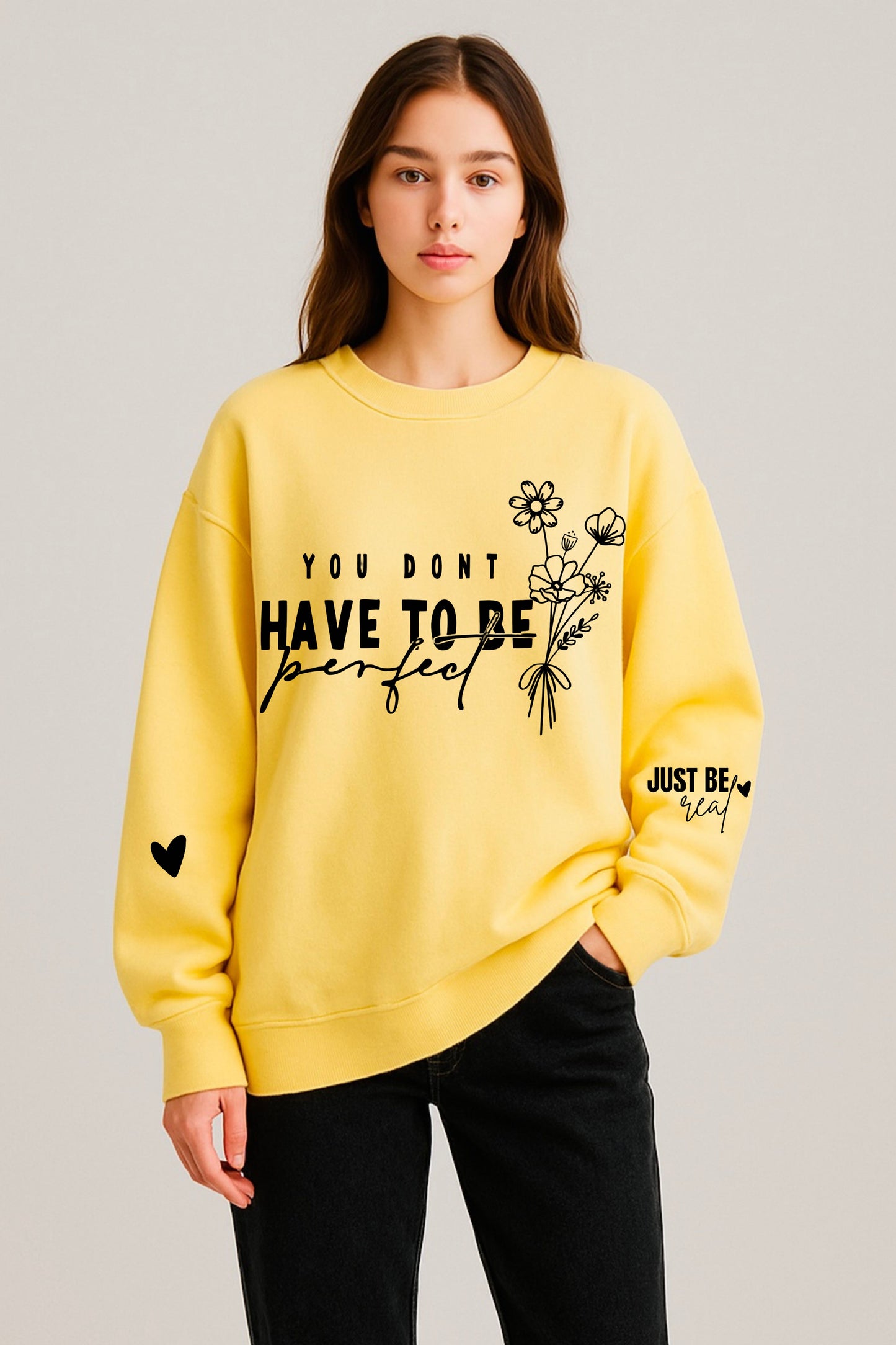 Be Perfect Oversize Sweatshirt