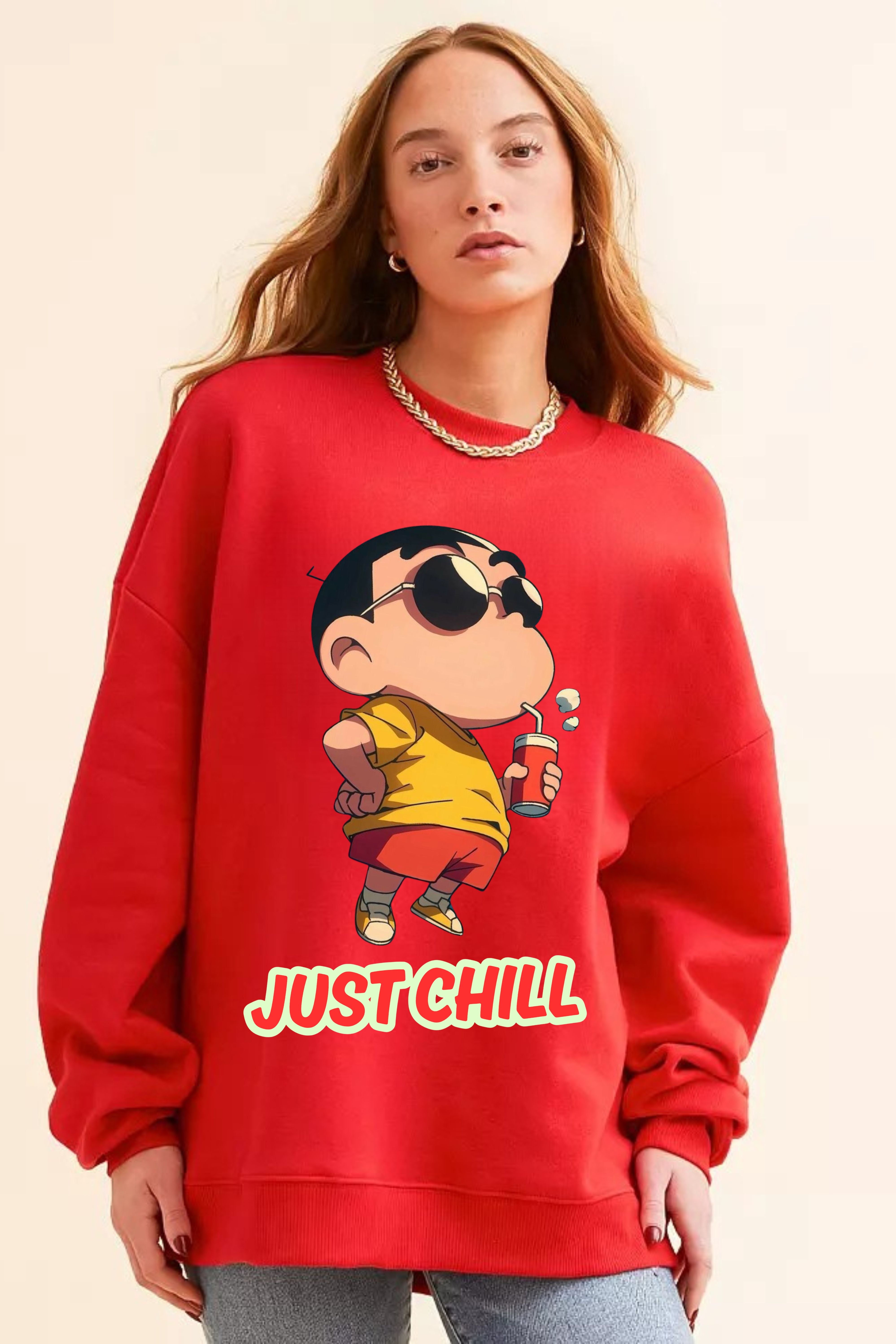 Just Chill Oversize Sweatshirt