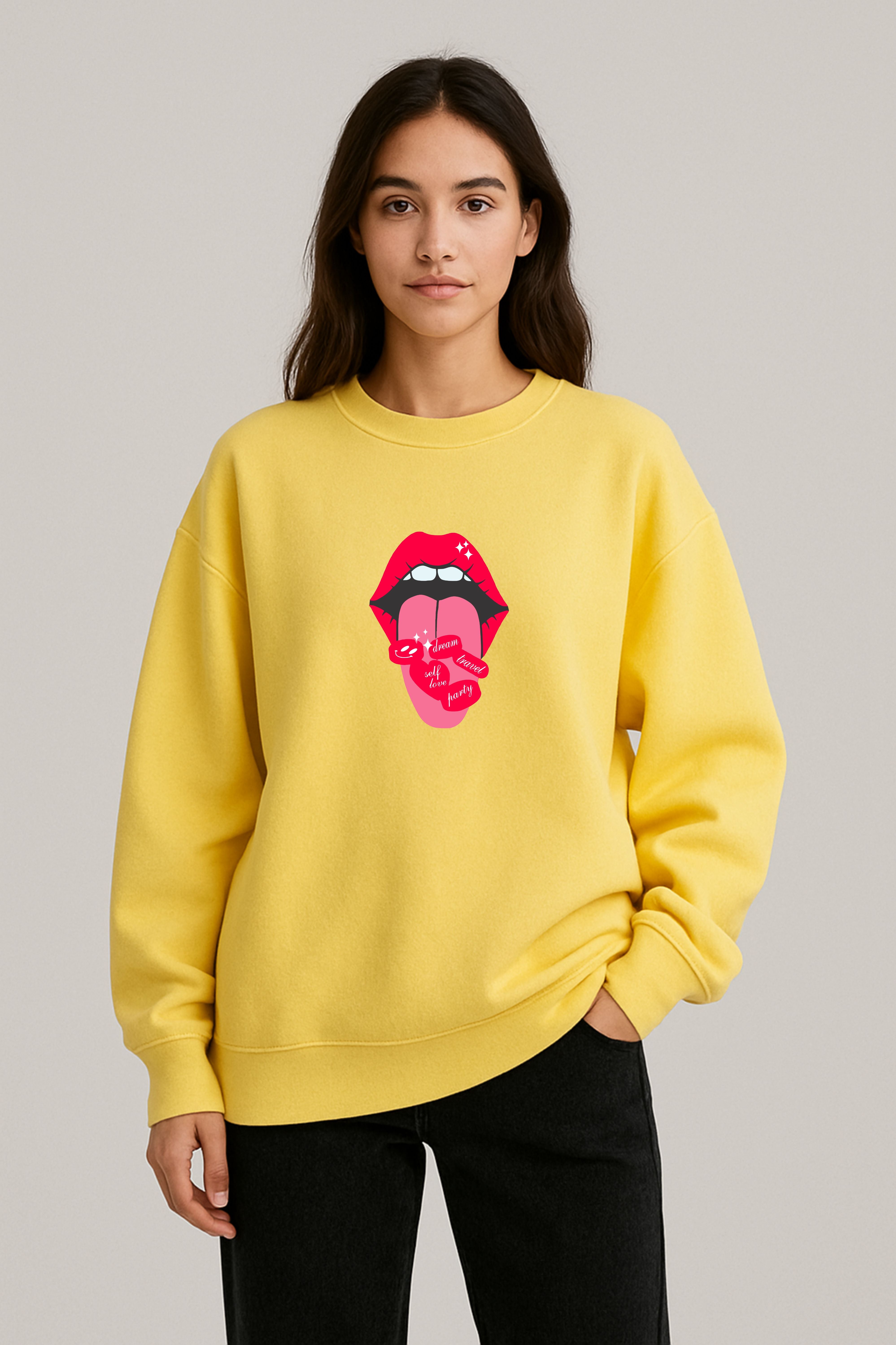 Mouth Oversize Sweatshirt