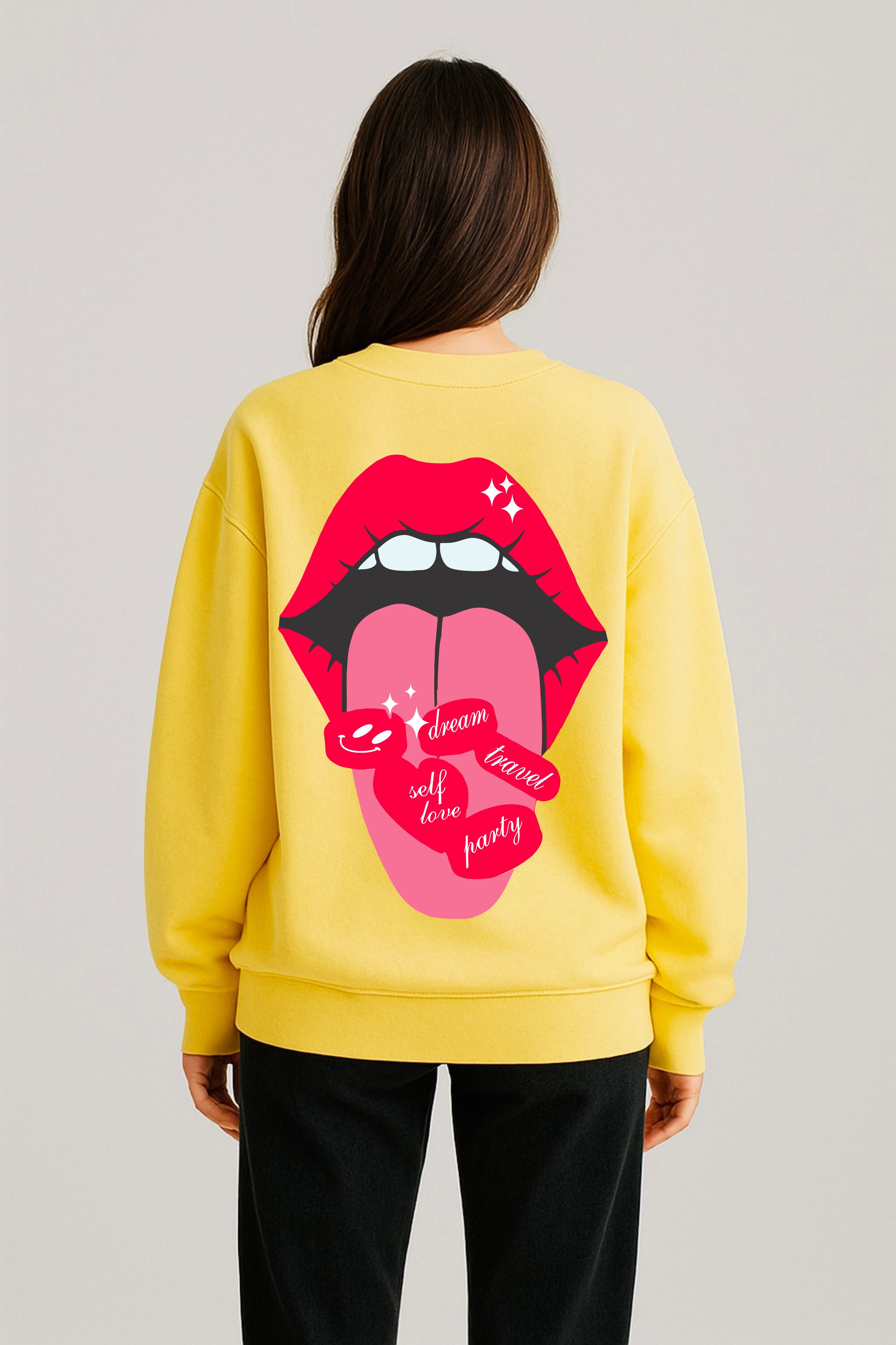 Mouth Oversize Sweatshirt