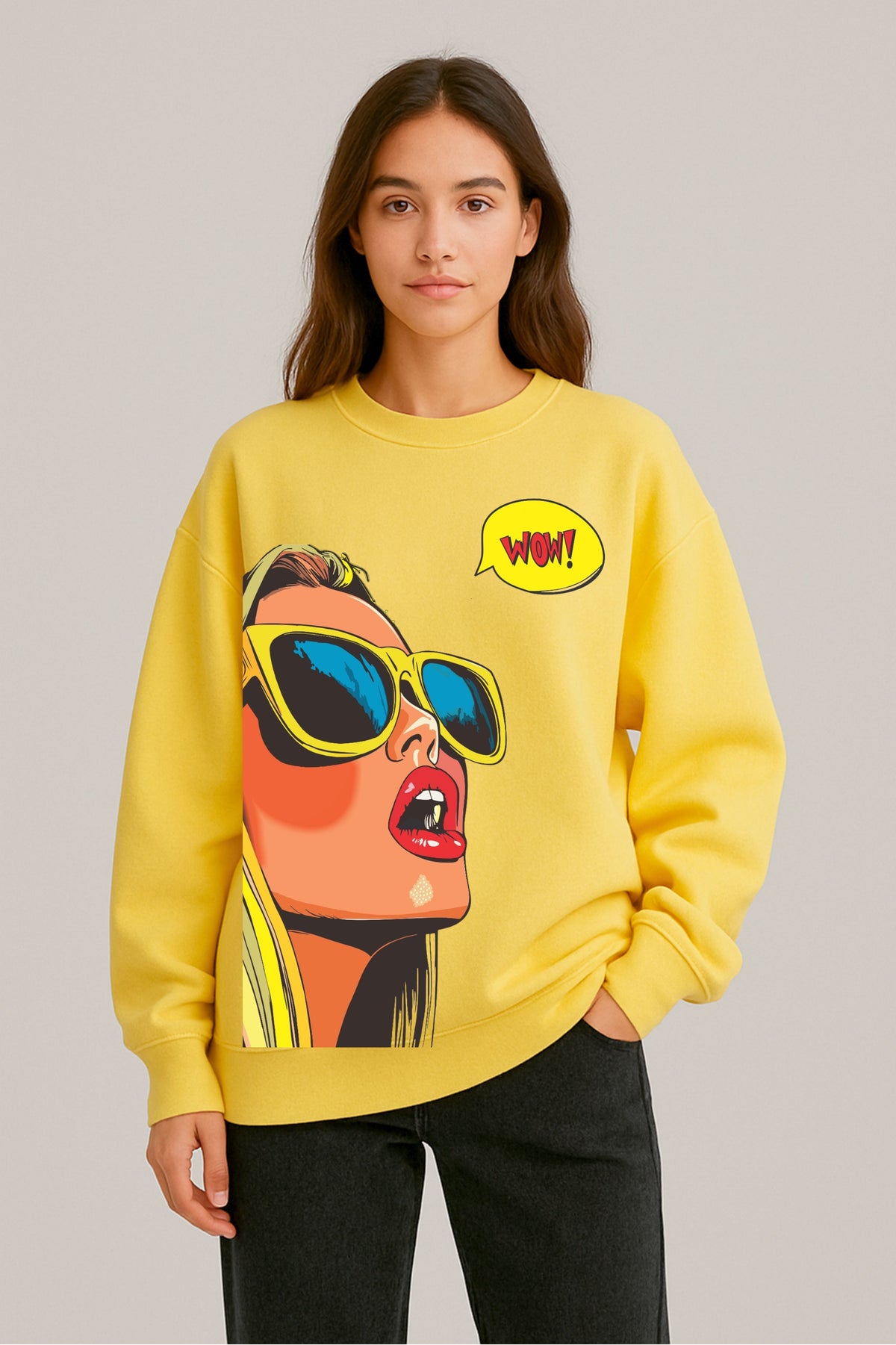 WOW Oversize Sweatshirt women