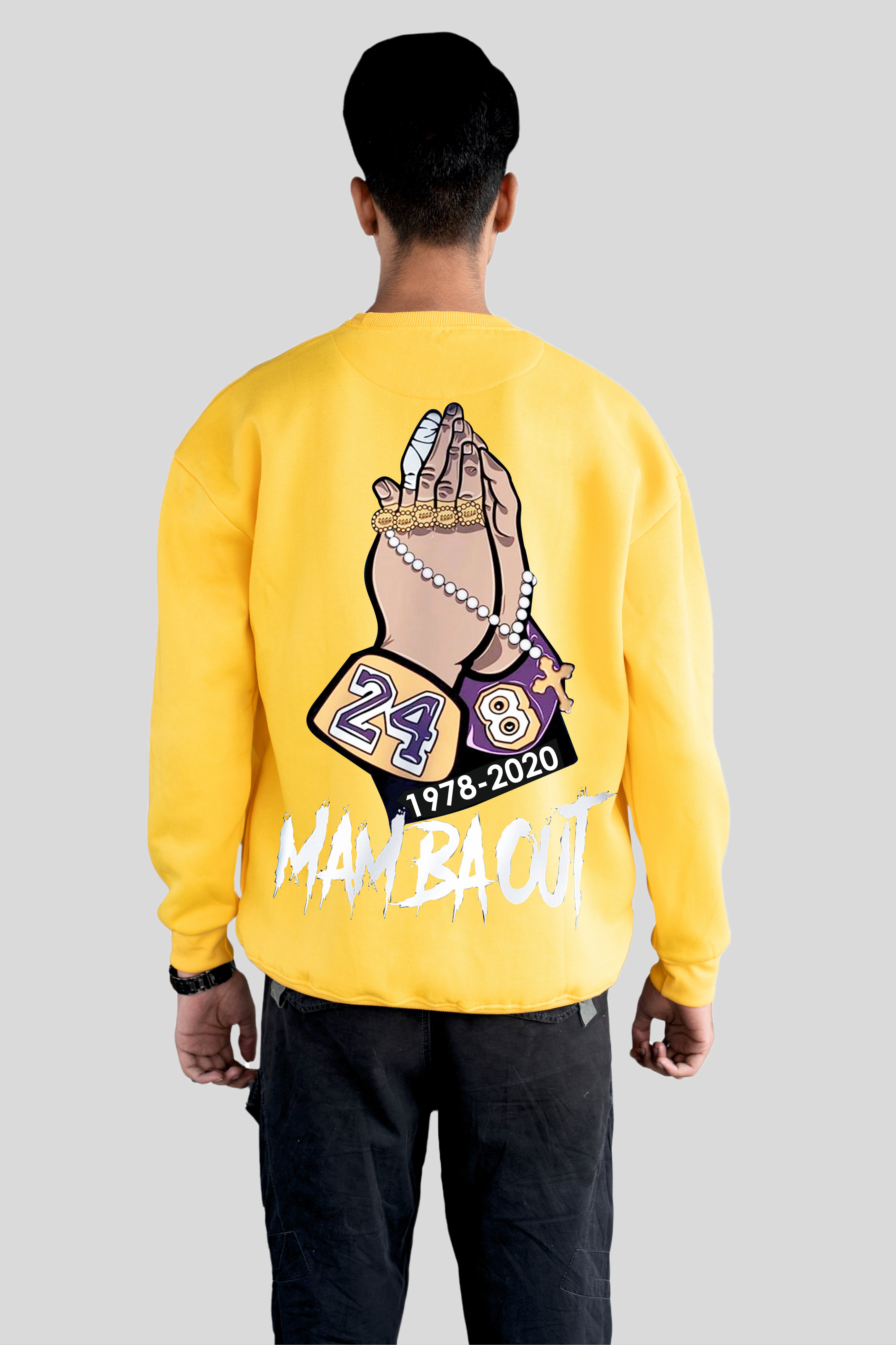 Mambaout printed oversize sweatshirt