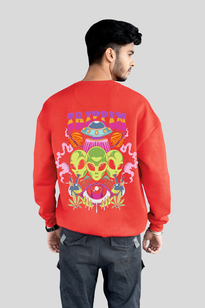 Trippin printed oversize sweatshirt