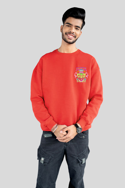 Trippin printed oversize sweatshirt